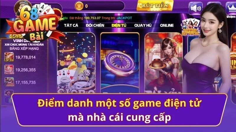 Các sản phẩm game vô cùng được săn đón tại 68 game bài