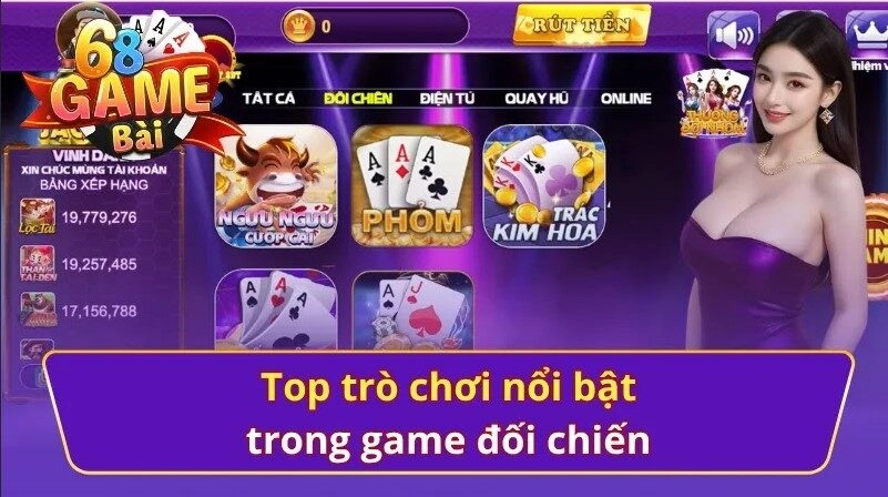Các game hot hit được săn đón tại game đối chiến