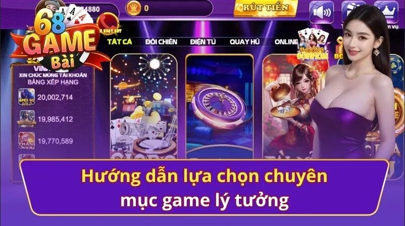 Hướng dẫn chọn chuyên mục
